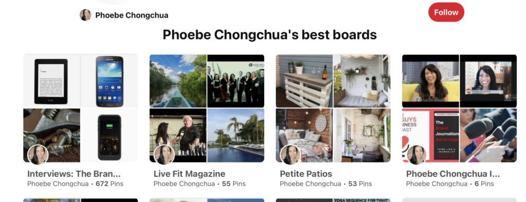 Phoebe Chongchua's Pinterest boards