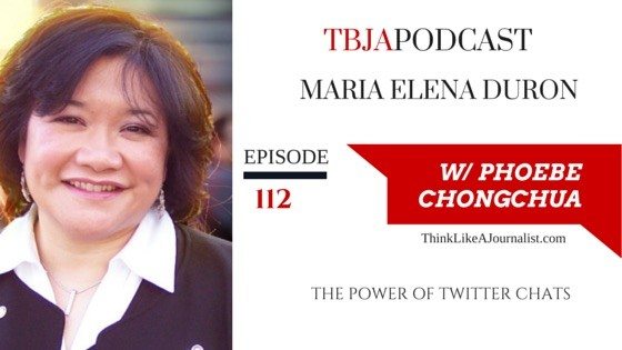 The Power of Twitter Chats, Maria Elena, Duron, TBJApodcast 112