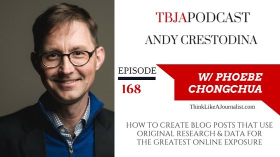 How To Create Blog Posts That Use Original Research & Data For Greatest Online Exposure, Andy Crestodina, TBAJpodcast 168