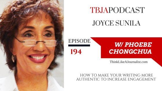 How To Make Your Writing More Authentic To Increase Engagement, Joyce Sunila, TBJApodcast 194