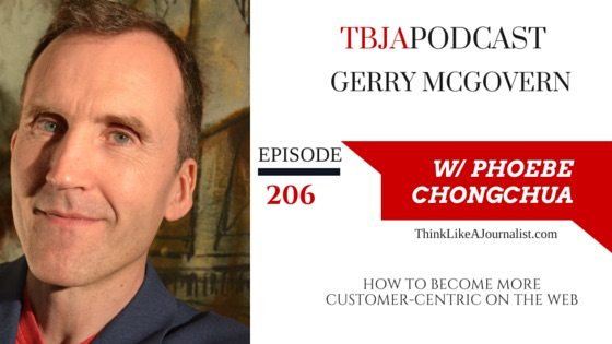 How To Be More Customer-Centric On The Web, Jerry McGovern, TBJApodcast 206